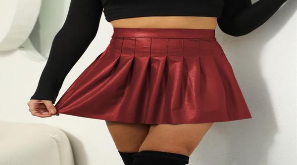 skirts pu leather mini women high waist pleated latex aline circle skirt rave dance bottoms clubwear female7375256, Black
skirts pu leather mini women high waist pleated latex aline circle skirt rave dance bottoms clubwear female7375256, Black