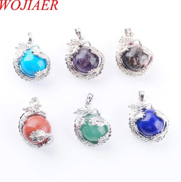 wojiaer natural stones tigers eye crystal pendant for men dragon pendants round ball bead reiki female jewelry bn3112954749, Silver
wojiaer natural stones tigers eye crystal pendant for men dragon pendants round ball bead reiki female jewelry bn3112954749, Silver