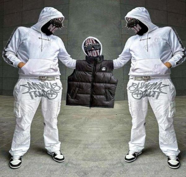 men s pants white vintage multi pocket cala cargo masculina fashion men s high street drawstring elastic y2k pants men 2302117448362, Black
men s pants white vintage multi pocket cala cargo masculina fashion men s high street drawstring elastic y2k pants men 2302117448362, Black