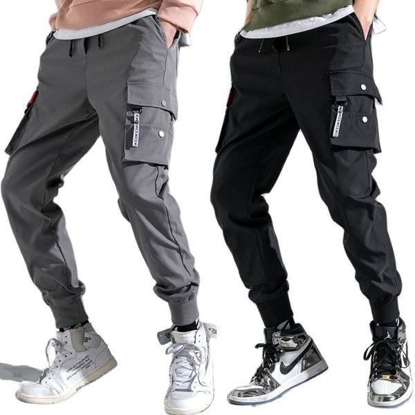 men's pants thin design men trousers jogging military cargo pants casual work track pants summer plus size joggers men's clothing, Black
men's pants thin design men trousers jogging military cargo pants casual work track pants summer plus size joggers men's clothing, Black