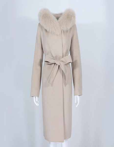 oftbuy 2021 real fur coat winter jacket women natural fox fur collar hooded cashmere wool blends long outerwear lady streetwear4690068, Black
oftbuy 2021 real fur coat winter jacket women natural fox fur collar hooded cashmere wool blends long outerwear lady streetwear4690068, Black