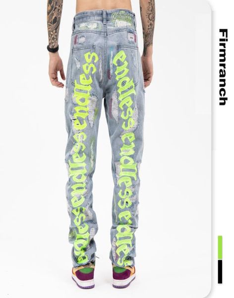 firmranch back letter embroidery jeans for men ins street broken hole homme loose endless denim pants moto trouse3624417, Blue
firmranch back letter embroidery jeans for men ins street broken hole homme loose endless denim pants moto trouse3624417, Blue
