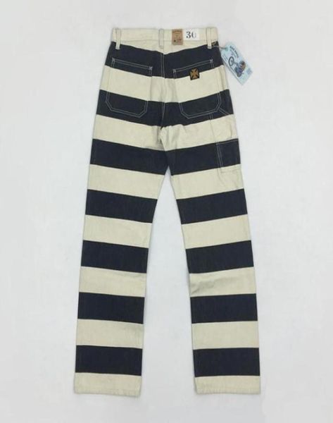 16oz bob dong prison pants multipockets motorcycle black white striped trousers men039s1686883
16oz bob dong prison pants multipockets motorcycle black white striped trousers men039s1686883