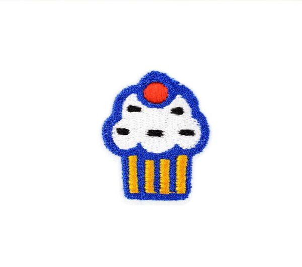 10 pcs little cake embroidered patches for clothing iron on transfer applique food patch for jeans diy sew on embroidery sticker7305317, Black 
10 pcs little cake embroidered patches for clothing iron on transfer applique food patch for jeans diy sew on embroidery sticker7305317, Black