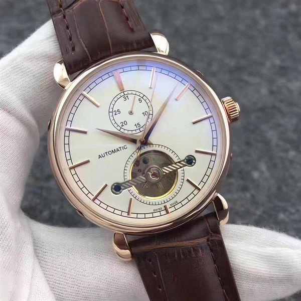 new brown leather fashion mechanical men's stainless steel automatic movement watch sports mens self-wind watches wristwatch 2523, Slivery;brown
new brown leather fashion mechanical men's stainless steel automatic movement watch sports mens self-wind watches wristwatch 2523, Slivery;brown