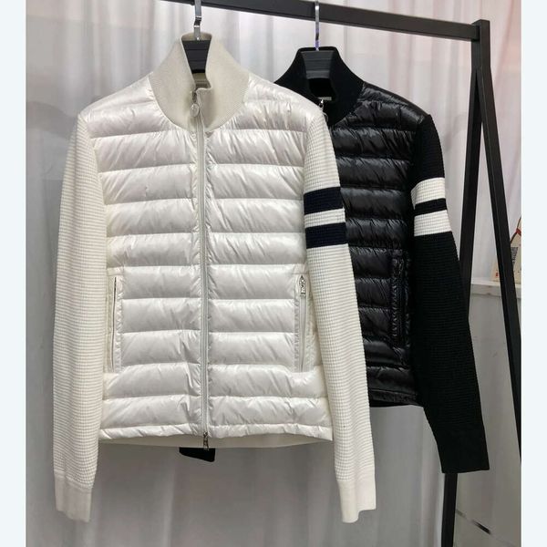 designer men's down jackets french brand knitted ing women's down jacket parkas size 0-3 complete labels, Black 
designer men's down jackets french brand knitted ing women's down jacket parkas size 0-3 complete labels, Black