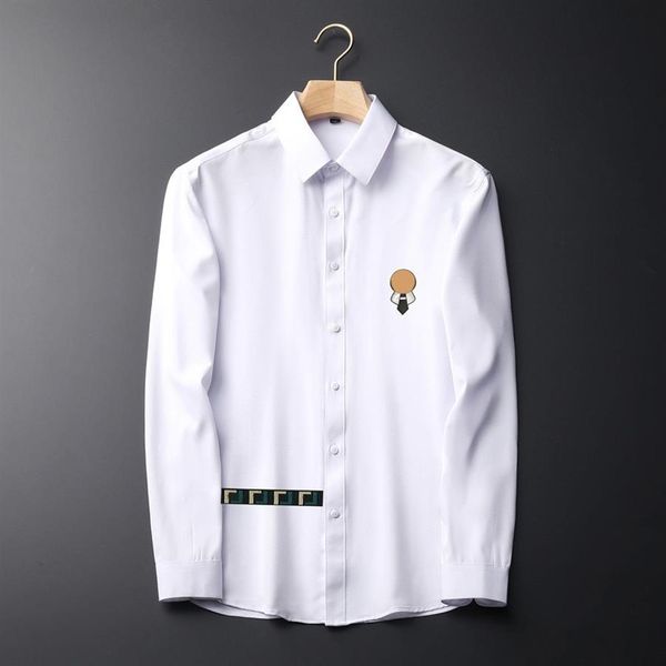 2021 luxury designer men's shirts fashion casual business social and cocktail shirt brand spring autumn slimming the most fas326e, White;black
2021 luxury designer men's shirts fashion casual business social and cocktail shirt brand spring autumn slimming the most fas326e, White;black