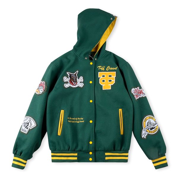 hip hop jackets outerwear men embroidery superior coats men's fashion baseball zip hat coat casual big size casual hoodies, Black;brown
hip hop jackets outerwear men embroidery superior coats men's fashion baseball zip hat coat casual big size casual hoodies, Black;brown