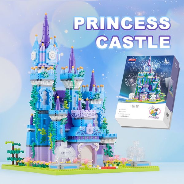 Fairy Cartoon Tale Princess Ice Castle Villa Building Blocks Street View Model Architecture Assemble Brick Toy Gift For Kid Girl 230821
Fairy Cartoon Tale Princess Ice Castle Villa Building Blocks Street View Model Architecture Assemble Brick Toy Gift For Kid Girl 230821