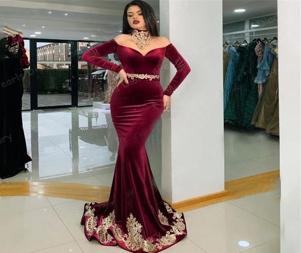 burgundy evening dresses formal off shoulder dubai saudi arabic velvet long sleeve mermaid prom gowns 2021 robes8137346, Black;red
burgundy evening dresses formal off shoulder dubai saudi arabic velvet long sleeve mermaid prom gowns 2021 robes8137346, Black;red