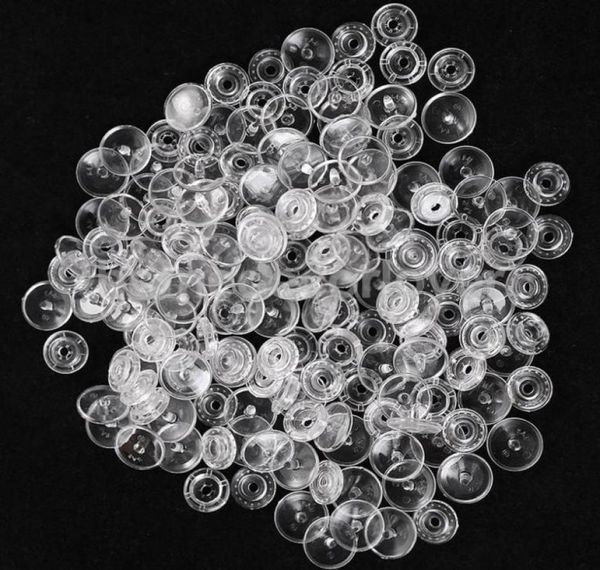 200 sets clear resin snap buttons plastic snaps fasteners press studs size t5 caps81221487591999, Black
200 sets clear resin snap buttons plastic snaps fasteners press studs size t5 caps81221487591999, Black