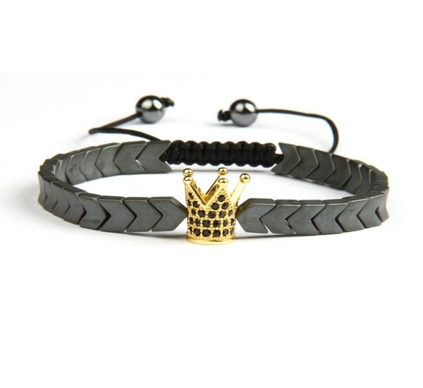 cz crown men bracelets whole micro pave black cz gold crown macrame bracelet with hematite stone beads gift for men7094450, Golden;silver
cz crown men bracelets whole micro pave black cz gold crown macrame bracelet with hematite stone beads gift for men7094450, Golden;silver