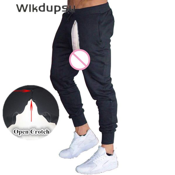 men's pants sweatpants mens invisible double zippers open crotch pants pants ropa hombre tracksuit casual trousers gym fitness clothing, Black 
men's pants sweatpants mens invisible double zippers open crotch pants pants ropa hombre tracksuit casual trousers gym fitness clothing, Black