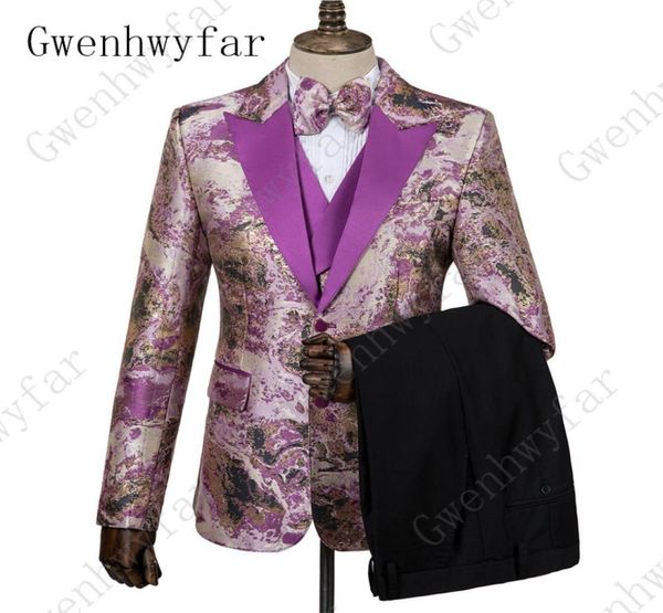 gwenhwyfar purple floral men suits for wedding latest designs groom tuxedos fashion formal prom 3 pieces suit jacketvestpants8861776, Black;gray
gwenhwyfar purple floral men suits for wedding latest designs groom tuxedos fashion formal prom 3 pieces suit jacketvestpants8861776, Black;gray