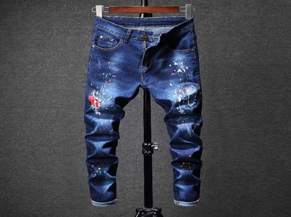 2018 men print jeans printing denim pants casual fashionable pencil pants mid waist colorful 2136365, Blue
2018 men print jeans printing denim pants casual fashionable pencil pants mid waist colorful 2136365, Blue
