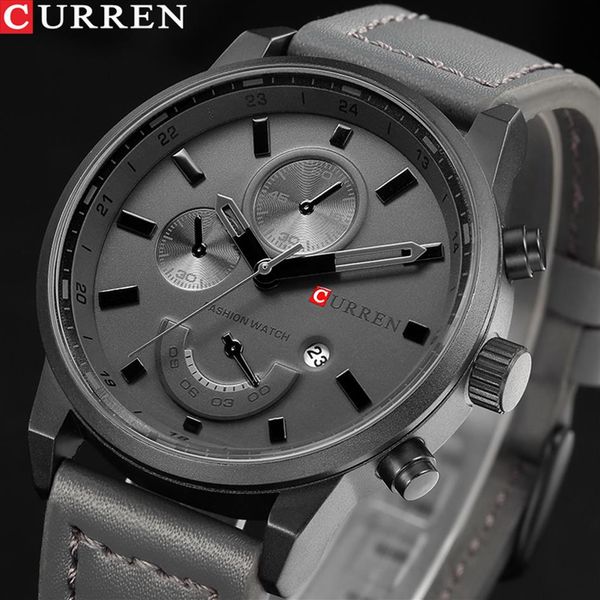 fashion quartz watch men watches curren male clock analog sport mens wristwatch casual relogio masculino leather drop291k, Slivery;brown
fashion quartz watch men watches curren male clock analog sport mens wristwatch casual relogio masculino leather drop291k, Slivery;brown