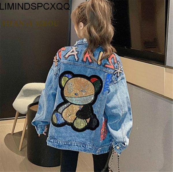 autumn jeans loose women039s streetwear fashion beaded cartoon bear jacket pocket lapel long sleeve printed solid color7843954, Black;brown
autumn jeans loose women039s streetwear fashion beaded cartoon bear jacket pocket lapel long sleeve printed solid color7843954, Black;brown
