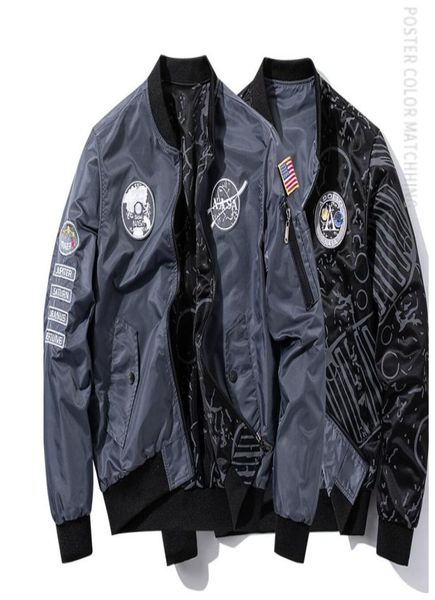 european and american new doublesided men039s leisure sports jacket coat autumn winter air force flight suit youth fashion lar4719132, Black;brown
european and american new doublesided men039s leisure sports jacket coat autumn winter air force flight suit youth fashion lar4719132, Black;brown