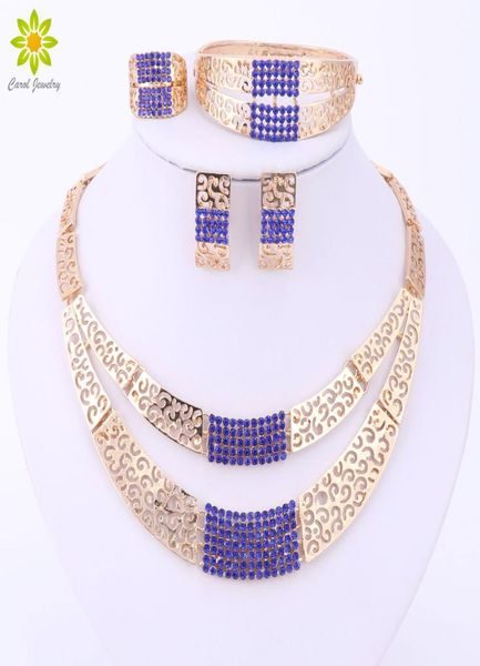 women jewelry sets fashion wedding accessories african jewelry set gold blue crystal necklace earring set bridal jewelry set5685046, Slivery;golden
women jewelry sets fashion wedding accessories african jewelry set gold blue crystal necklace earring set bridal jewelry set5685046, Slivery;golden