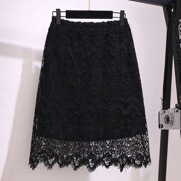 wholesale large size womens lace skirt spring a line high waist fat mm bag butt short, Black
wholesale large size womens lace skirt spring a line high waist fat mm bag butt short, Black