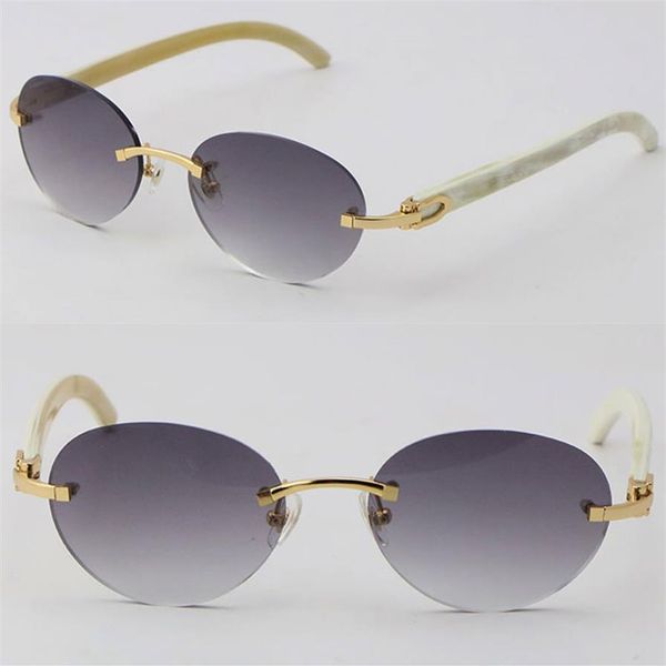 new model luxury white genuine natural horn metal rimless sunglasses woman design classical model sun glasses man fashion 18k gold303j, White;black
new model luxury white genuine natural horn metal rimless sunglasses woman design classical model sun glasses man fashion 18k gold303j, White;black