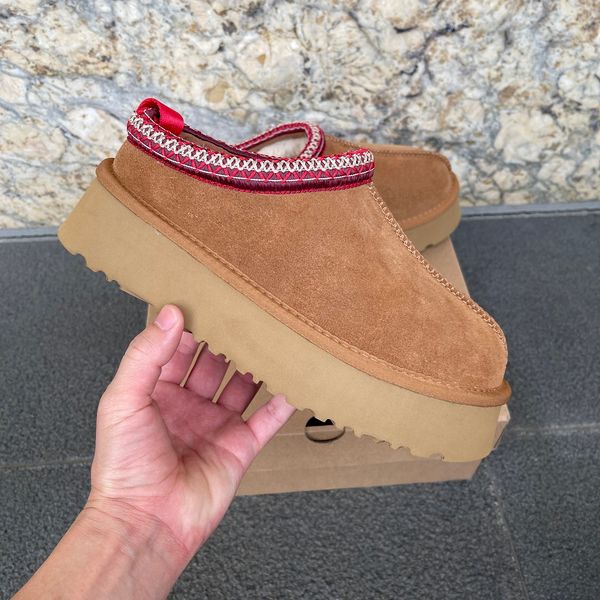tasman slippers tazz chestnut fur slides sheepskin shearling classic ultra mini platform boot winter mules women men slip-on shoes suede upp, Black
tasman slippers tazz chestnut fur slides sheepskin shearling classic ultra mini platform boot winter mules women men slip-on shoes suede upp, Black