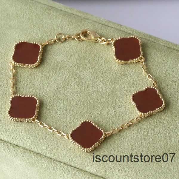 four leaf clover bracelet for woman designer s925 bracelets gold silver mother of pearl green flower chain womens linkb 5, Golden;silver
four leaf clover bracelet for woman designer s925 bracelets gold silver mother of pearl green flower chain womens linkb 5, Golden;silver
