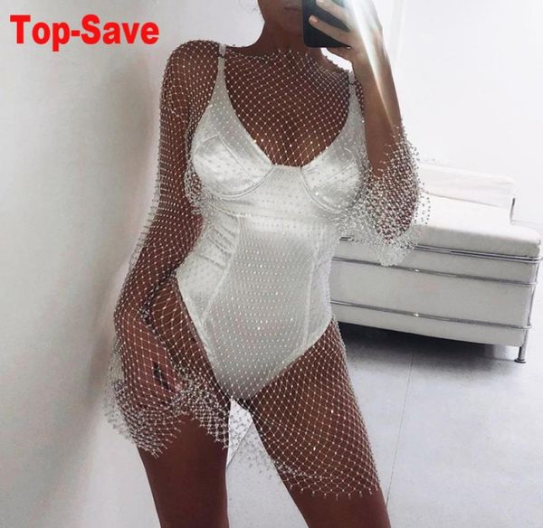 women bikini bling crystal cover up fishnet hollow see through diamond shiny loose swimsuit swimwear black white9740913, White;black
women bikini bling crystal cover up fishnet hollow see through diamond shiny loose swimsuit swimwear black white9740913, White;black