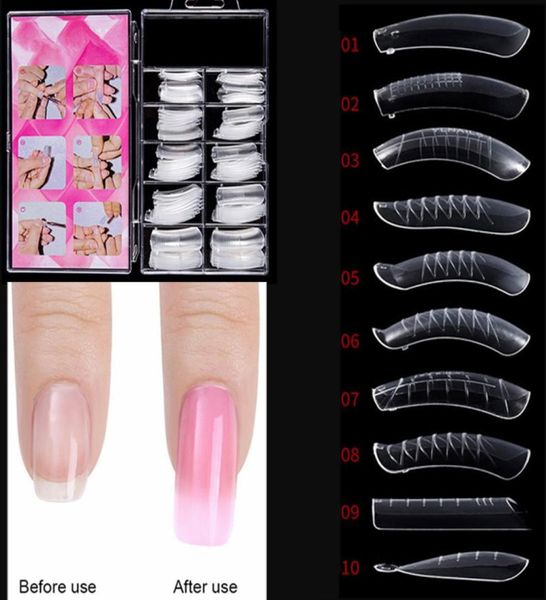 500pcs 100pcs dual form nail system quick building mold tips forms extension gel tips for polygel application uv gel acrylic crist5926555, Black
500pcs 100pcs dual form nail system quick building mold tips forms extension gel tips for polygel application uv gel acrylic crist5926555, Black