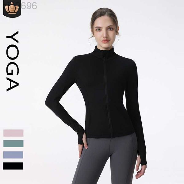 desginer alos yoga jacketalojacket women's standing collar quick drying slim fitting running cardigan fitness suit windproof warm long, Black;brown
desginer alos yoga jacketalojacket women's standing collar quick drying slim fitting running cardigan fitness suit windproof warm long, Black;brown