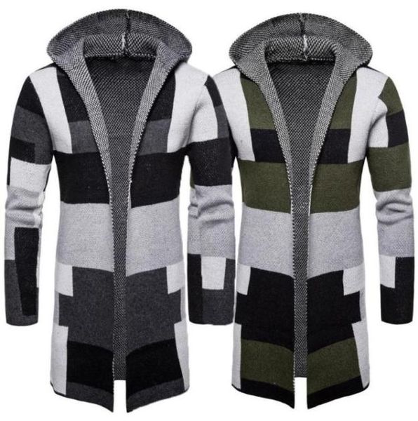 men039s jackets men fashion hooded knit cardigan sweater coat long sleeve color blocks overcoat for8795935, Black;brown
men039s jackets men fashion hooded knit cardigan sweater coat long sleeve color blocks overcoat for8795935, Black;brown