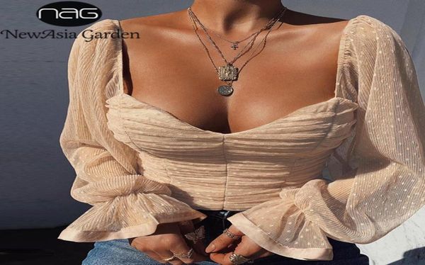 newasia garden polka dot mesh women autumn sweetheart neckline lantern sleeve ruched blouse white plus size vintage shirt6806000
newasia garden polka dot mesh women autumn sweetheart neckline lantern sleeve ruched blouse white plus size vintage shirt6806000