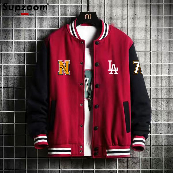 men's jackets supzoom arrival letter rib sleeve cotton fashion single breasted casual bomber baseball jacket loose cardigan coat 230821, Black;brown
men's jackets supzoom arrival letter rib sleeve cotton fashion single breasted casual bomber baseball jacket loose cardigan coat 230821, Black;brown