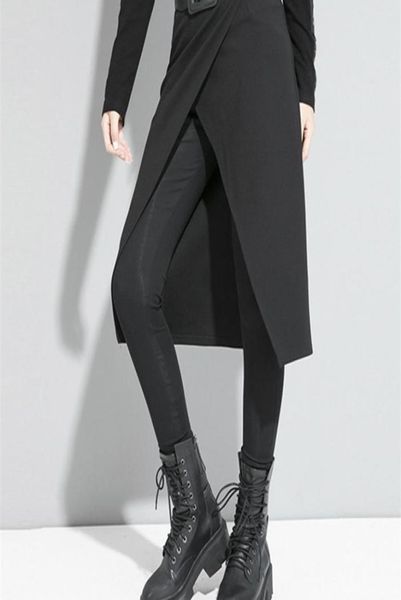 eam high elastic waist black stitch long false two trousers loose fit pants women fashion spring autumn 1s191 2203287813244, Black;white
eam high elastic waist black stitch long false two trousers loose fit pants women fashion spring autumn 1s191 2203287813244, Black;white