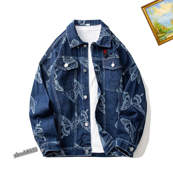 2023 autumn winter men's denim jackets stand collar single-breasted embroidery casual slim short men's coats jk23007, Black;brown
2023 autumn winter men's denim jackets stand collar single-breasted embroidery casual slim short men's coats jk23007, Black;brown