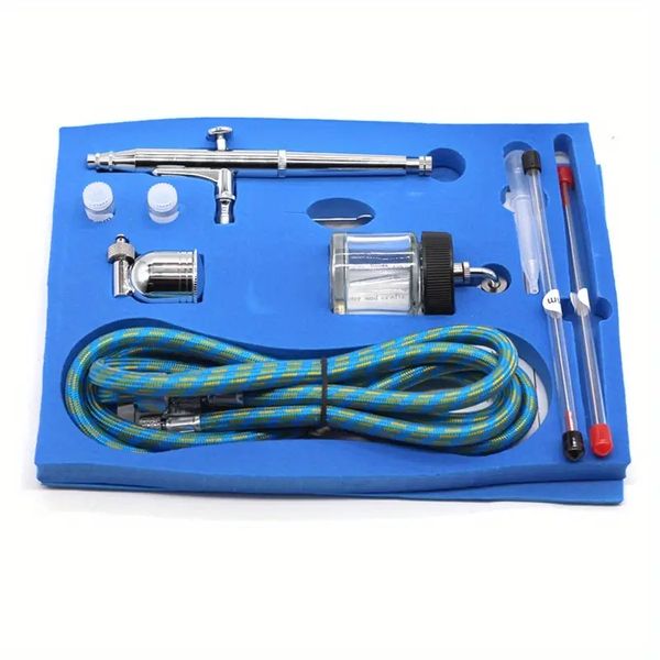 1 set, mini airbrush kit, portable gravity feed air brush, painting spray paint gun kit, professional diy craft tool for makeup cake decorat
1 set, mini airbrush kit, portable gravity feed air brush, painting spray paint gun kit, professional diy craft tool for makeup cake decorat
