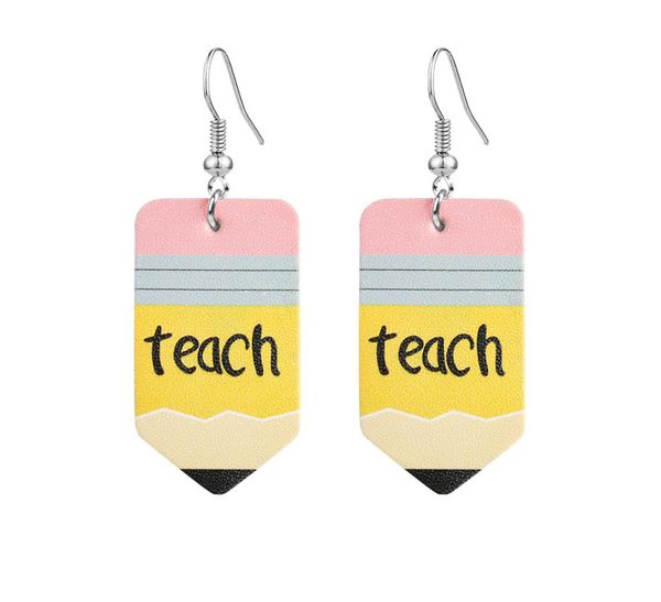 designer faux leather earrings math teacher pencil wate drop fashion printed dangle earrings hook ear party jewelry gift7157281, Silver
designer faux leather earrings math teacher pencil wate drop fashion printed dangle earrings hook ear party jewelry gift7157281, Silver