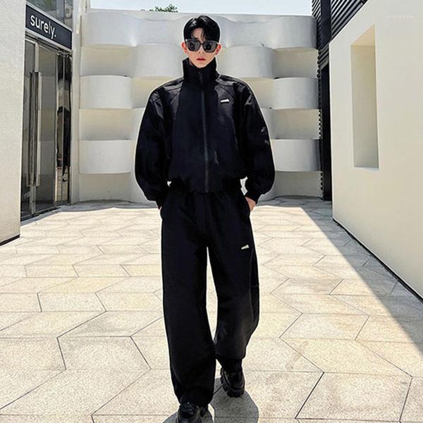 men's tracksuits tracksuit men sets korean style luxury clothing autumn patchwork sports jacket two piece loose baggy casual pant, Gray
men's tracksuits tracksuit men sets korean style luxury clothing autumn patchwork sports jacket two piece loose baggy casual pant, Gray