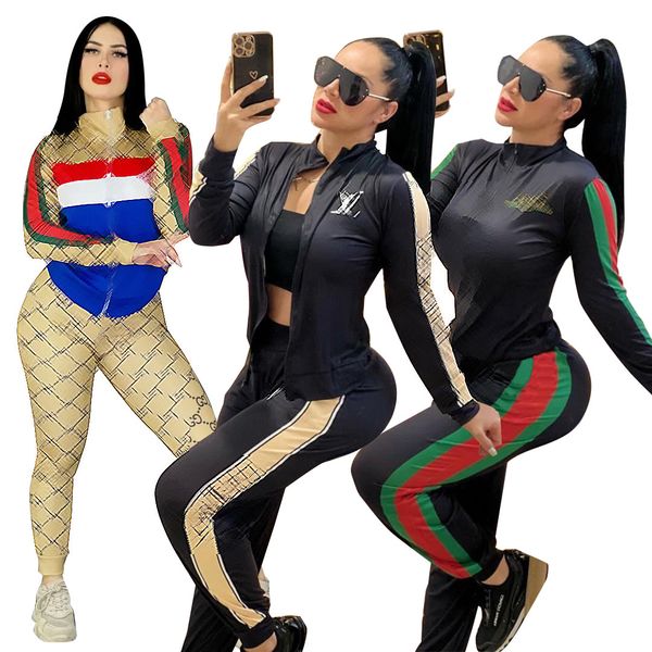 women tracksuits designer jackets and trousers 2 pics set autumn winter leisure women's warm zipper hoodies and pants causal outfits cl, Gray
women tracksuits designer jackets and trousers 2 pics set autumn winter leisure women's warm zipper hoodies and pants causal outfits cl, Gray