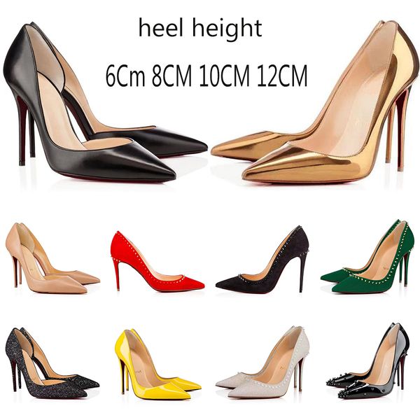 women luxury dress shoes designer high heels patent leather gold tone triple black nuede red fashion sandals party wedding office pumps 35-4
women luxury dress shoes designer high heels patent leather gold tone triple black nuede red fashion sandals party wedding office pumps 35-4