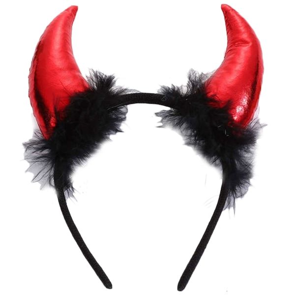 hair accessories funny devil horn headband glitter plush cow horn hairband halloween party decor stage cosplay costume hair accessories kids, Slivery;white
hair accessories funny devil horn headband glitter plush cow horn hairband halloween party decor stage cosplay costume hair accessories kids, Slivery;white