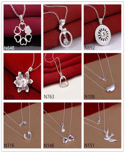 flower animal 925 silver necklacewith chain 10 pieces a lot mixed style women039s gemstone sterling silver pendant necklace 5950701 
flower animal 925 silver necklacewith chain 10 pieces a lot mixed style women039s gemstone sterling silver pendant necklace 5950701