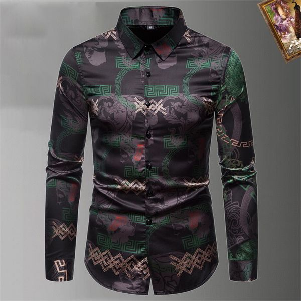 2023 mens shirt luxury designer fashion trend wear long sleeve business casual brand spring slimming -3xl #048, White;black
2023 mens shirt luxury designer fashion trend wear long sleeve business casual brand spring slimming -3xl #048, White;black
