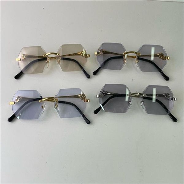 buff sunglasses lens colors changed in sunshine from crystal clear to dark diamond design rimless metal frame outdoor eyewear 0281215h, White;black
buff sunglasses lens colors changed in sunshine from crystal clear to dark diamond design rimless metal frame outdoor eyewear 0281215h, White;black