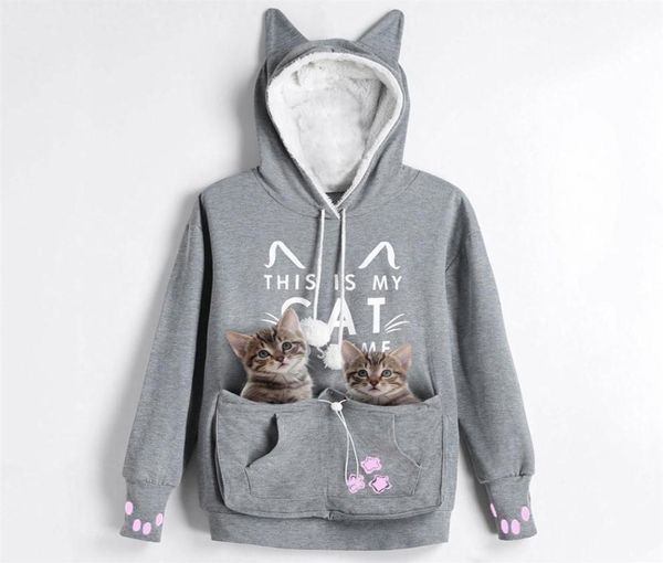 kenancy cat lovers hoodies kangaroo dog pet paw emboridery pullovers cuddle pouch sweatshirt pocket animal ear hooded outwear cj196762415, Black
kenancy cat lovers hoodies kangaroo dog pet paw emboridery pullovers cuddle pouch sweatshirt pocket animal ear hooded outwear cj196762415, Black