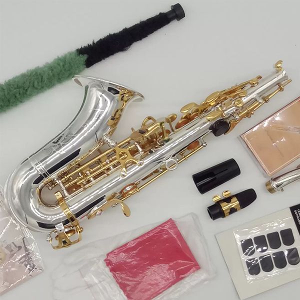high-end 9937 b-b-bend curved soprano saxophone white copper gold key exquisite depth pattern professional-grade saxo soprano
high-end 9937 b-b-bend curved soprano saxophone white copper gold key exquisite depth pattern professional-grade saxo soprano