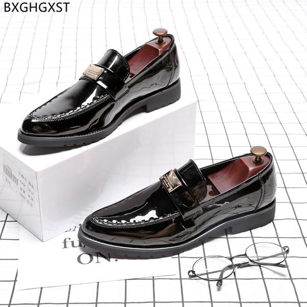 dress shoes patent leather shoes men formal fashion party shoes for men loafers business shoes men chaussure zapatos de hombre 230821, Black
dress shoes patent leather shoes men formal fashion party shoes for men loafers business shoes men chaussure zapatos de hombre 230821, Black