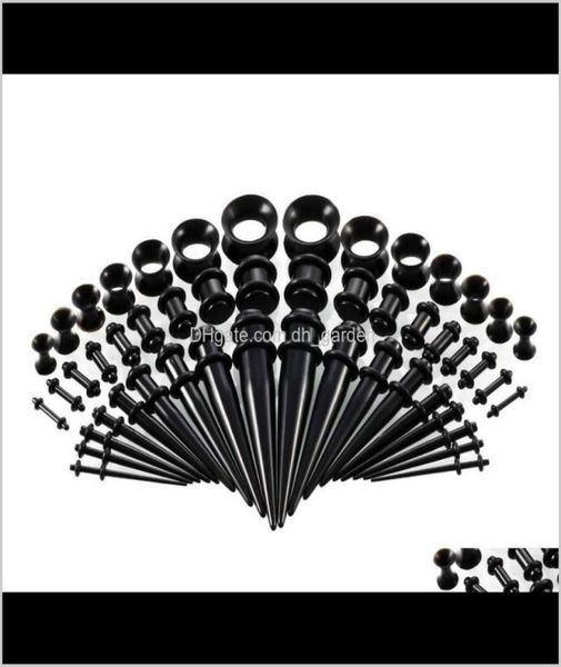 plugs 50pcsset mix sizes acrylic taper with tunnels plug gauge kit ear expander stretcher set body piercing jewelry j6f5287065, Silver
plugs 50pcsset mix sizes acrylic taper with tunnels plug gauge kit ear expander stretcher set body piercing jewelry j6f5287065, Silver