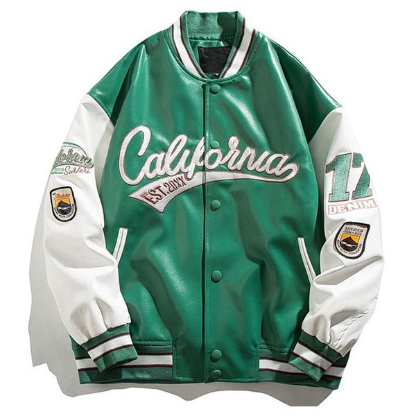 men's jackets pu leather embroidery men jacket harajuku loose coats men hip-hop streetwear pilot baseball varsity bomber jacket 230821, Black;brown
men's jackets pu leather embroidery men jacket harajuku loose coats men hip-hop streetwear pilot baseball varsity bomber jacket 230821, Black;brown