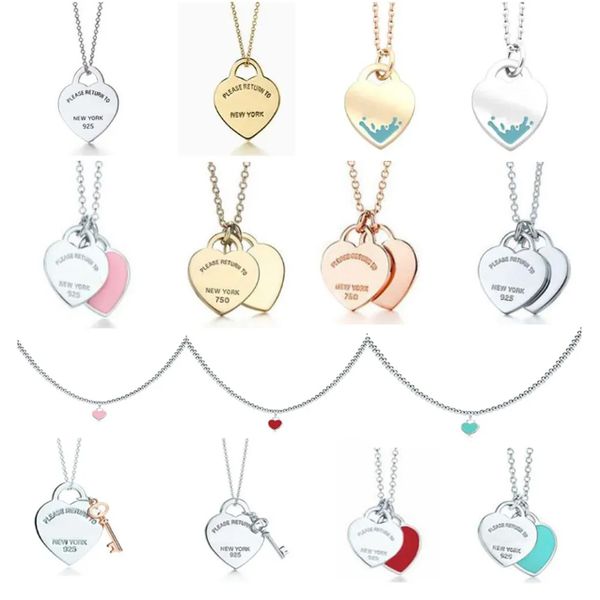 pendant neckalce design luixury brand heart love necklaces for women stainless steel jewelry accessories zircon green pink women jewelrys pa, Silver
pendant neckalce design luixury brand heart love necklaces for women stainless steel jewelry accessories zircon green pink women jewelrys pa, Silver